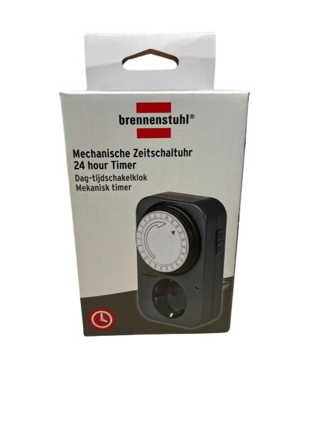 Mechanische Zeitschaltuhr 24h - Brennenstuhl