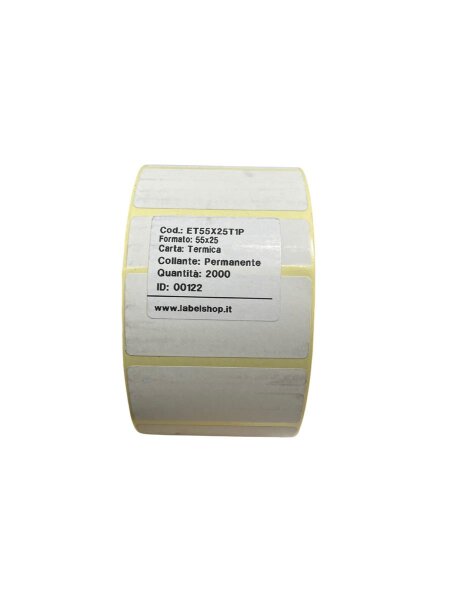 Lableshop.it Thermoetiketten 55x25mm