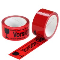 PP- Klebeband Vorsicht Glas
