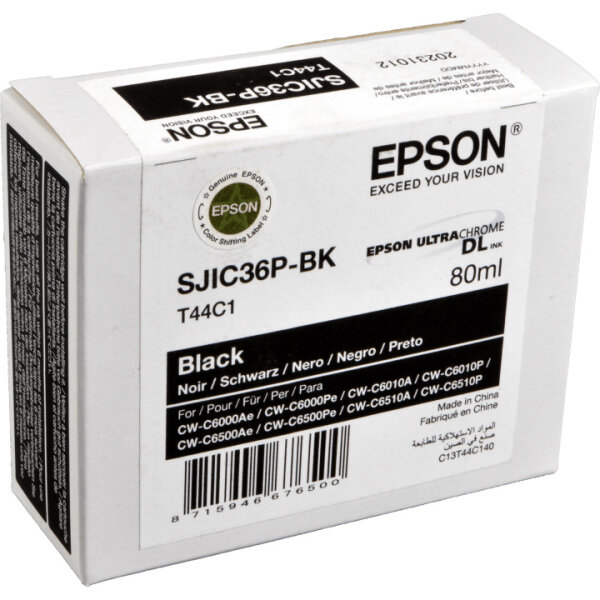 Epson Patrone SJIC36P (K) Matt Schwarz