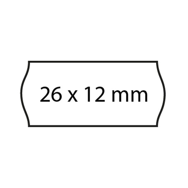 Preisetikettenrolle 26x12